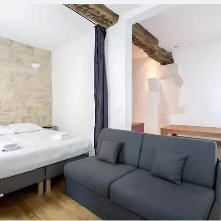 Du Lion/ac Historic Flat, Marais, 4-5 Guests Apartment *